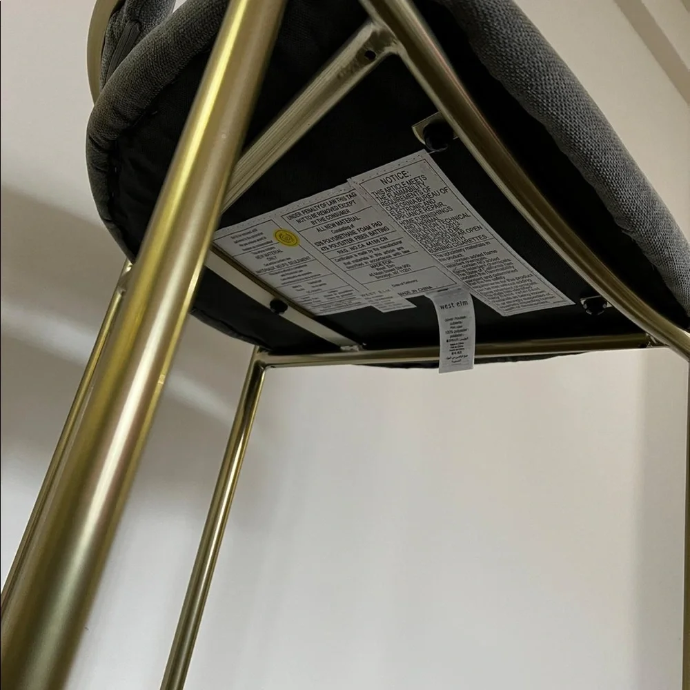 West elm bar stools 3 barely used
